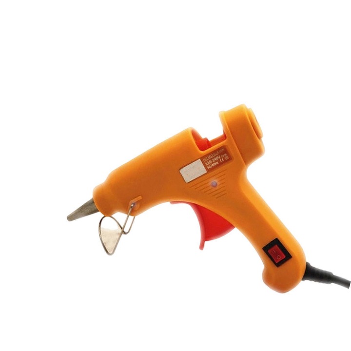 Pistol de lipit 20W, ergonomic, multicolor, 13x12.5cm