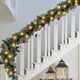Ghirlanda Craciun LED multicolor 1.8x2.7m baterii AA