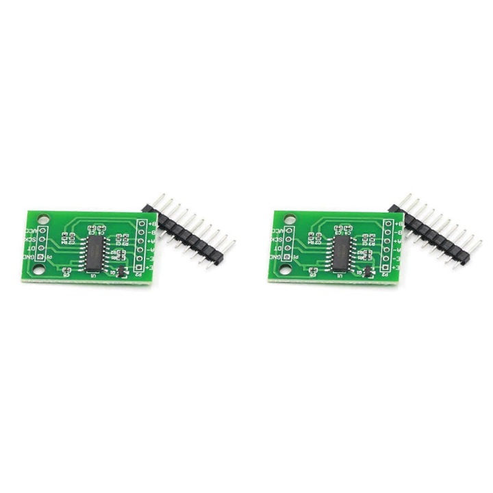 Modul amplificator HX711, 24bit, dublu canal, 34x21mm, set 2 sau 4 bucati