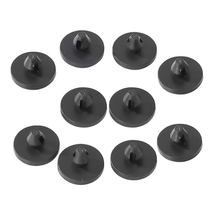 Set 10 bucati opritoare pedale frana si ambreiaj, negru, plastic