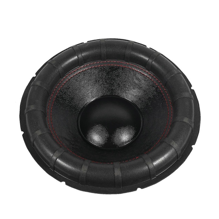 Con de hartie pentru subwoofer auto, 8/10/12/15 inch, negru, set