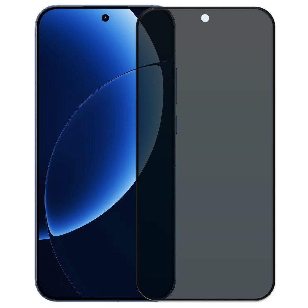 Folie din sticla securizata pentru Realme GT 8 Pro, HAMSTERBOX Privacy Shield, Protectie completa ecran, Full face, Aplicare rapida, Case Friendly, Negru