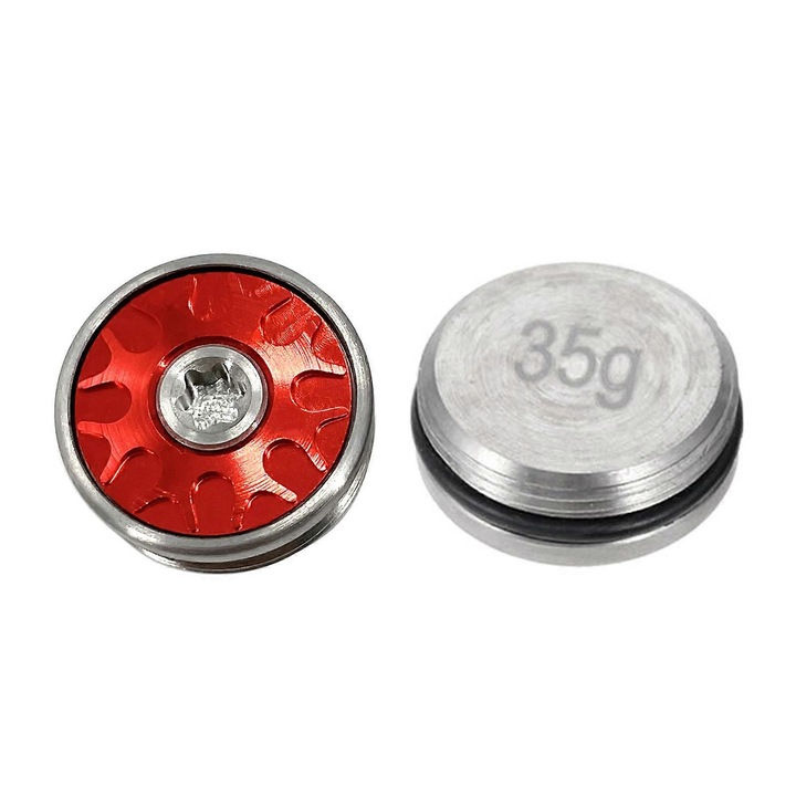 Greutati metalice golf set 2 buc rosu negru 20mm 5-35g