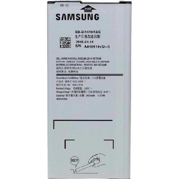 Eredeti Akkumulátor Samsung Battery A5 2016 Eb-Ba510 (Bulk)