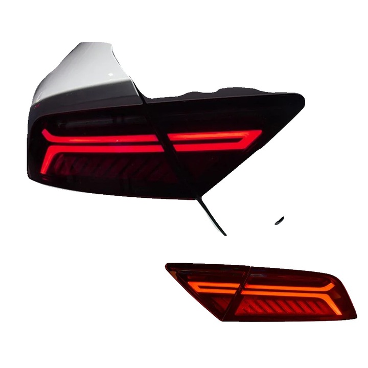 LED hátsó lámpa 32cm 50W 2400LM többszínű készlet 10 db