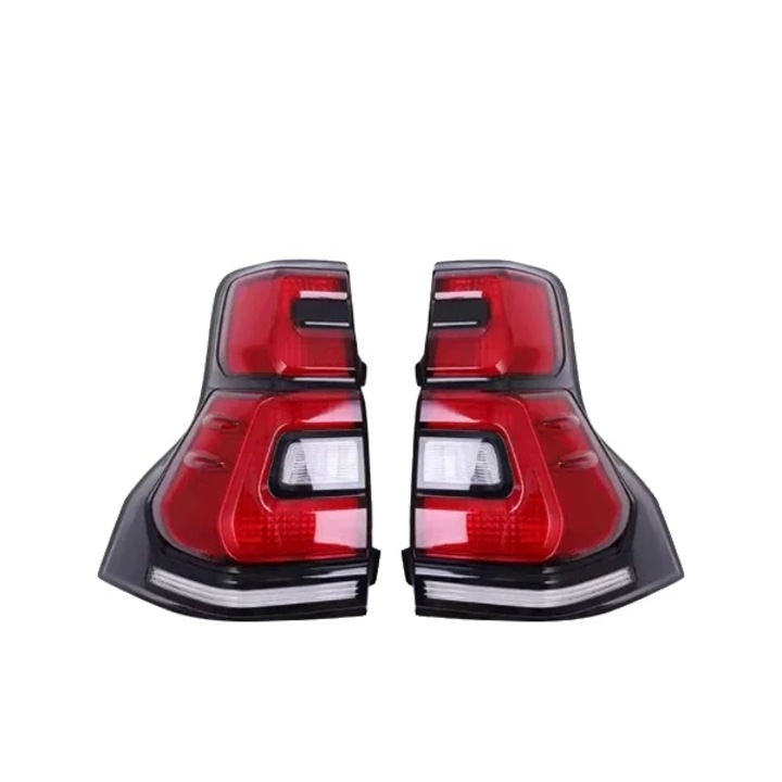 LED hátsó lámpa, piros, 3000K, ABS, 12V, 5.5kg