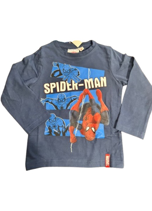Bluza cu maneca lunga, Spider-man, bleumarin, 3 ani, 98cm