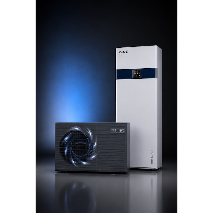 Термопомпа ZEUS All-in-one R290 с монофазен бойлер (8kW)