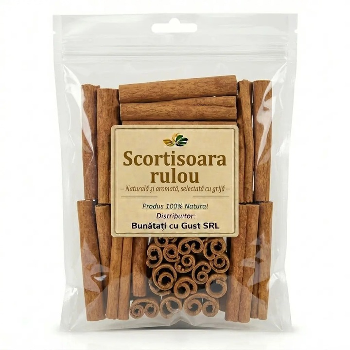 Scortisoara rulou 100 g - scortisoara naturala pentru deserturi