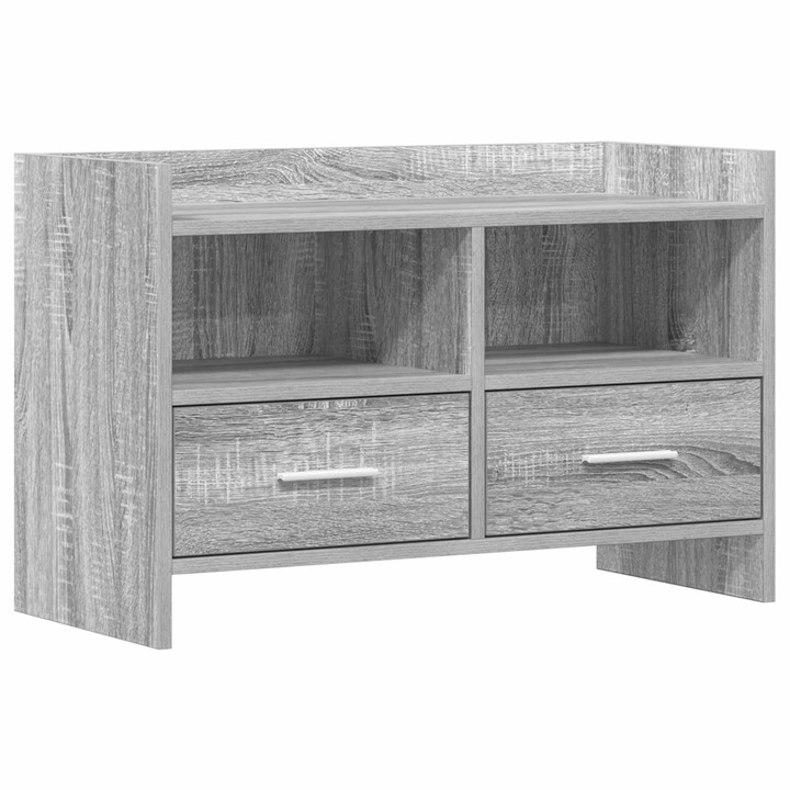 Cabinet TV vidaXL, 71 5 x 33 x 47 cm, Sonoma gri Lemn prelucrat