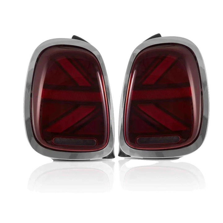 Mini Cooper 2014-2020 LED hátsó lámpák, vízálló, króm, standard méretek