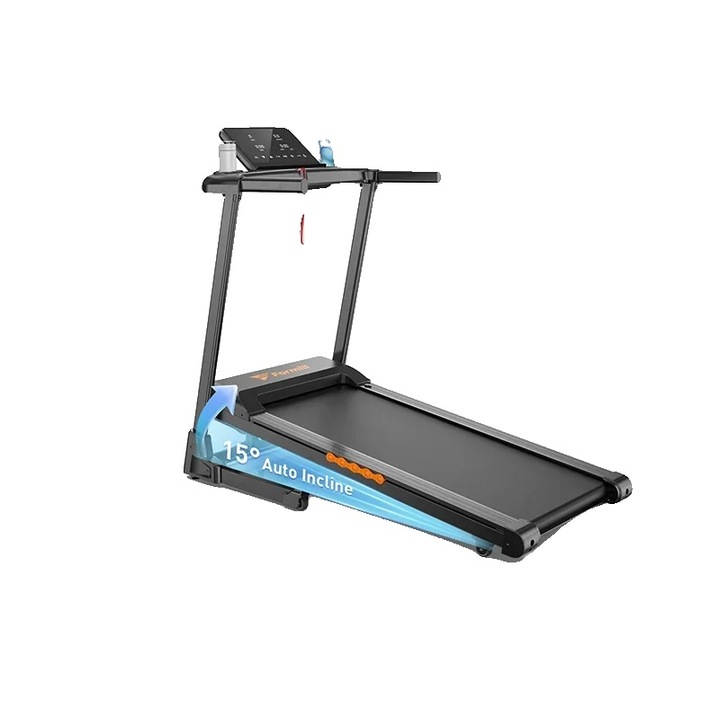 Banda de alergat pliabila, 3.0 HP, inclinare reglabila, 80x50 cm, 100 kg