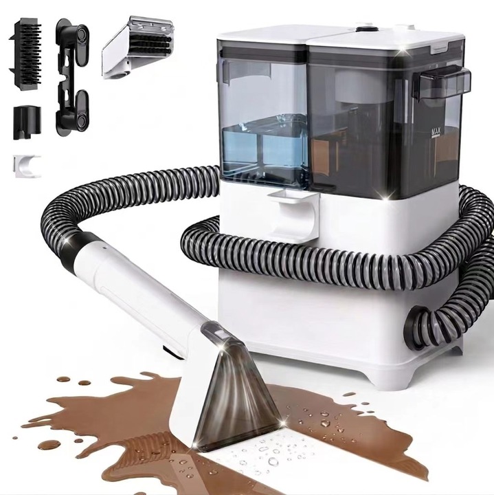 Aspirator cu spalare 900W 18KPa gri 1.8L+1.3L compact portabil