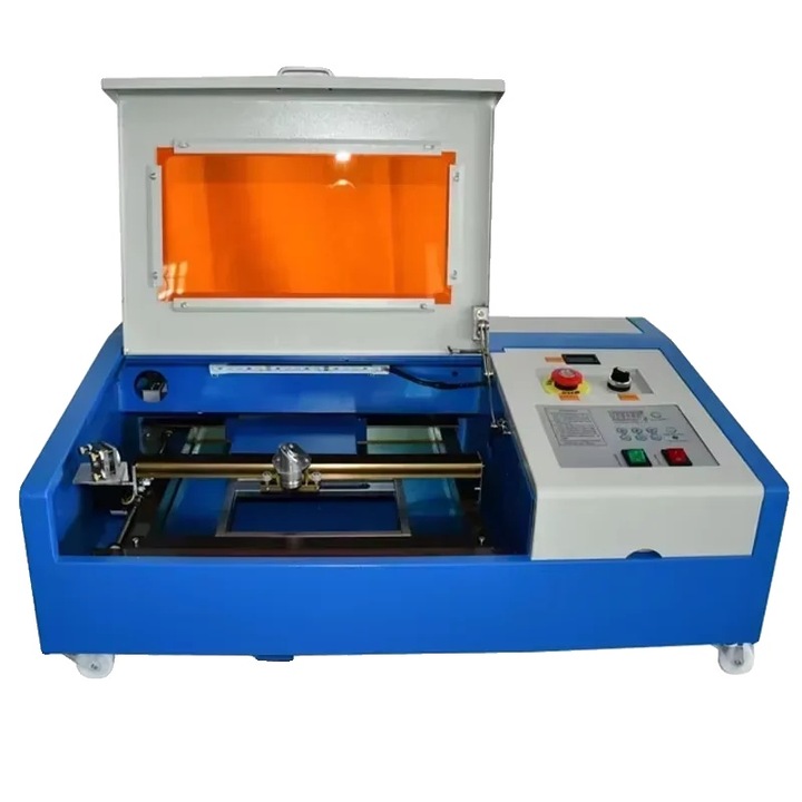 Gravor laser 30x20cm, precizie, racire cu apa, albastru