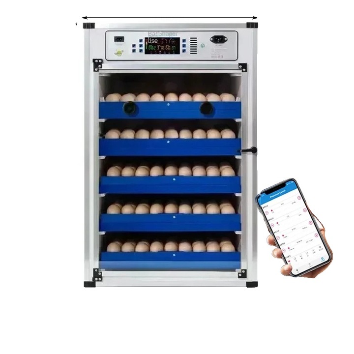 Tojáskeltető, 340 kapacitás, kettős tápellátás AC220V DC12V, PVC, 3 rétegű