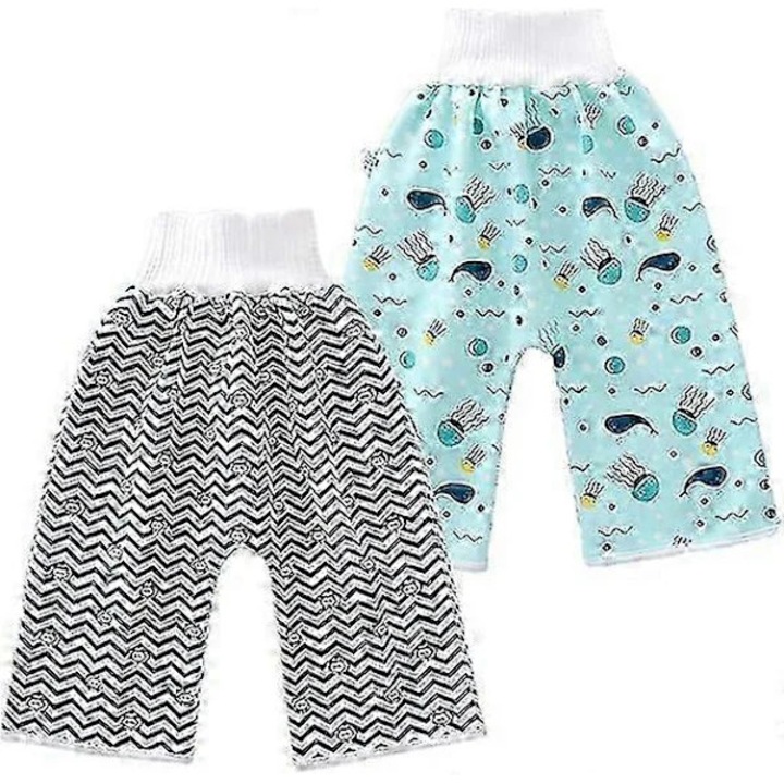 Chilotei antrenament scutec, 2 buc, bumbac, impermeabil, multicolor, M L