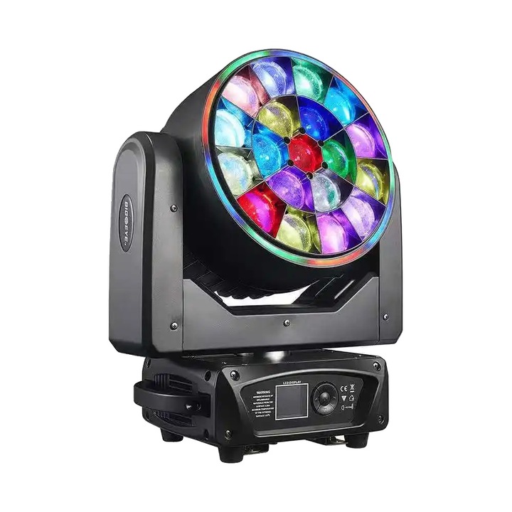 Mobil LED projektor, állítható zoom, fekete, 9.3kg, 260W, EU csatlakozó