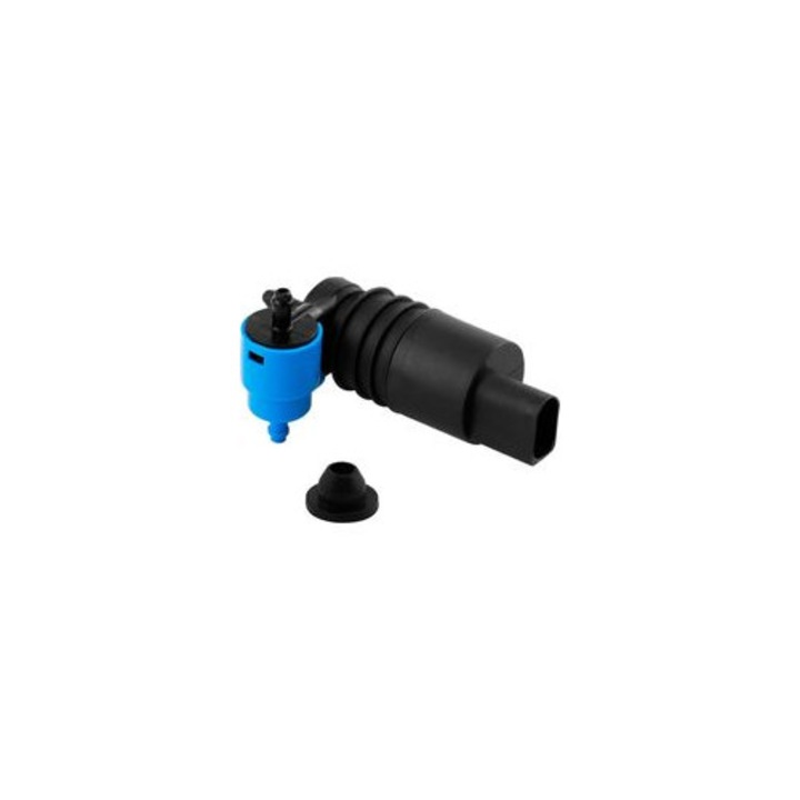 Pompa lichid parbriz 12V, inlocuitor OEM 1K6955651, compatibil Golf 4-6, A3, A4, A6, kit complet