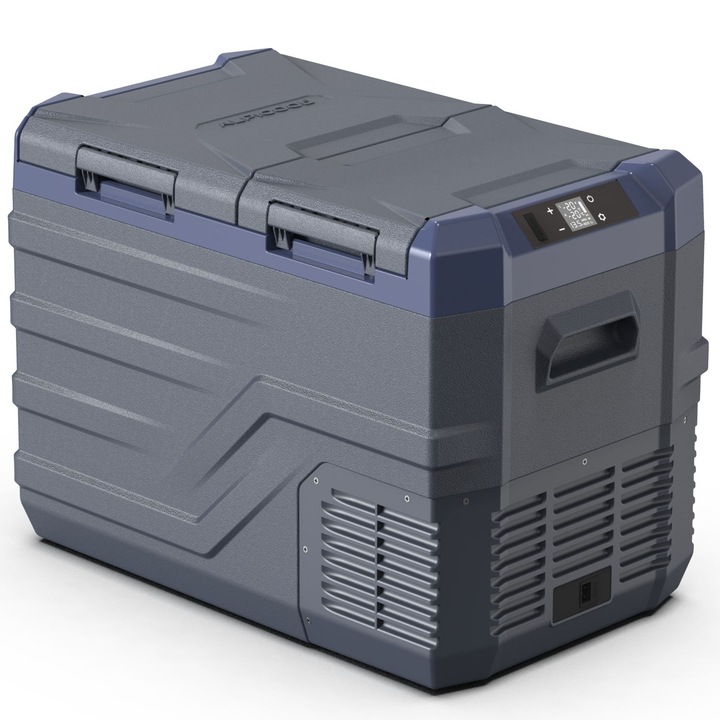 Frigider auto cu compresor Alpicool NLS45 (31 litri). Cu doua camere. Pana la -20 grade C, (12, 24, 220 V)