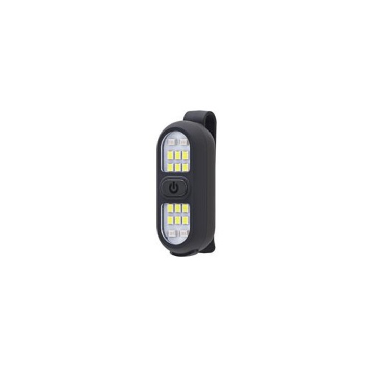 LED-es klipszes lámpa, 450 lumen, vízálló, 17g, hordozható