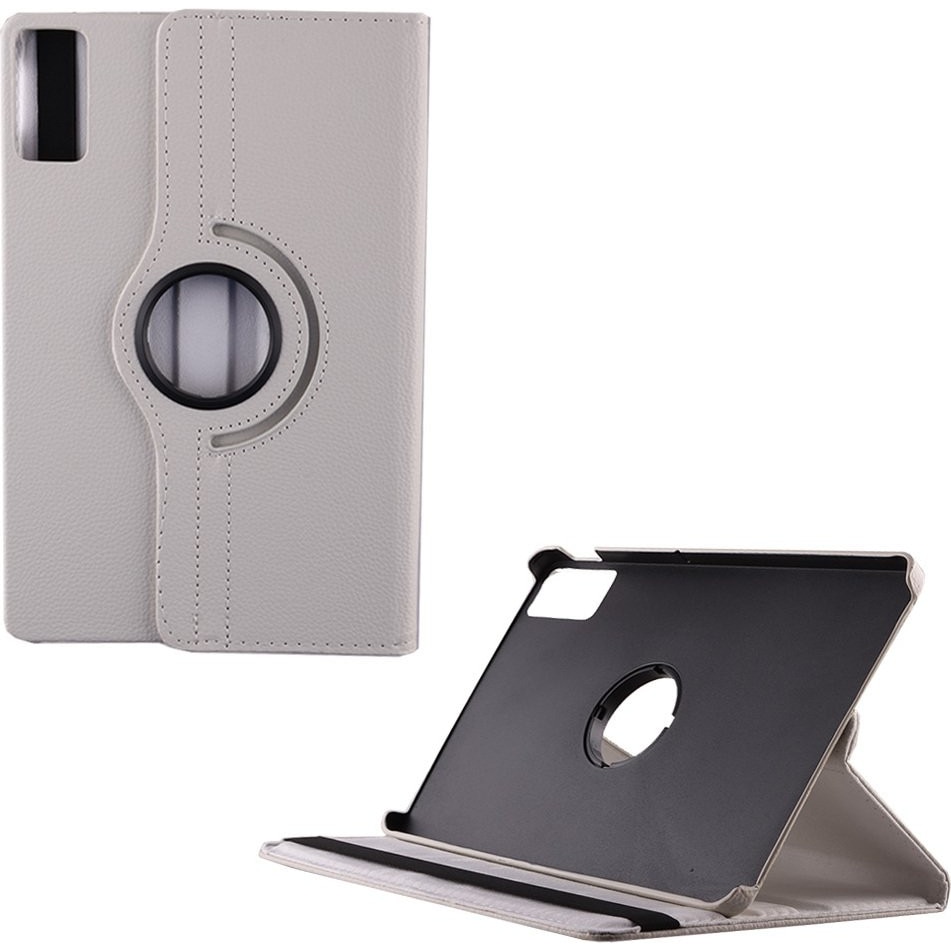 Suport carte rotativ din piele Volte-Tel pentru Xiaomi Redmi Pad SE 11", alb