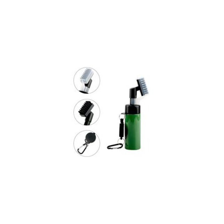 Perie de curatare golf cu pulverizator, nylon, 15x5cm