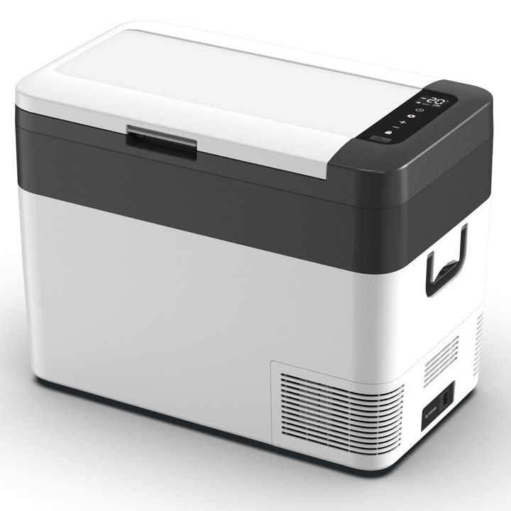 Frigider auto cu compresor Alpicool K35 (35 litri). Pana la -20 grade C. (12, 24, 220 V)