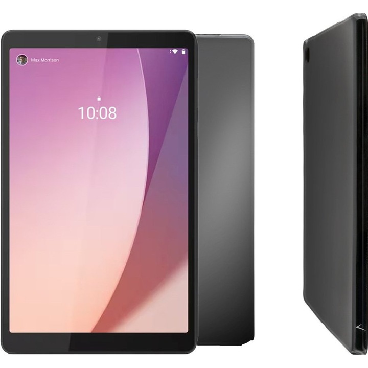 Husa tableta Volte-Tel Silicon Deluxe TPU negru 8x20cm