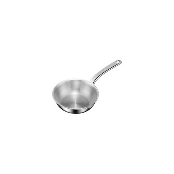 Kisméretű rozsdamentes acél serpenyő, 13 cm, tapadásmentes, tojáshoz és omletthez