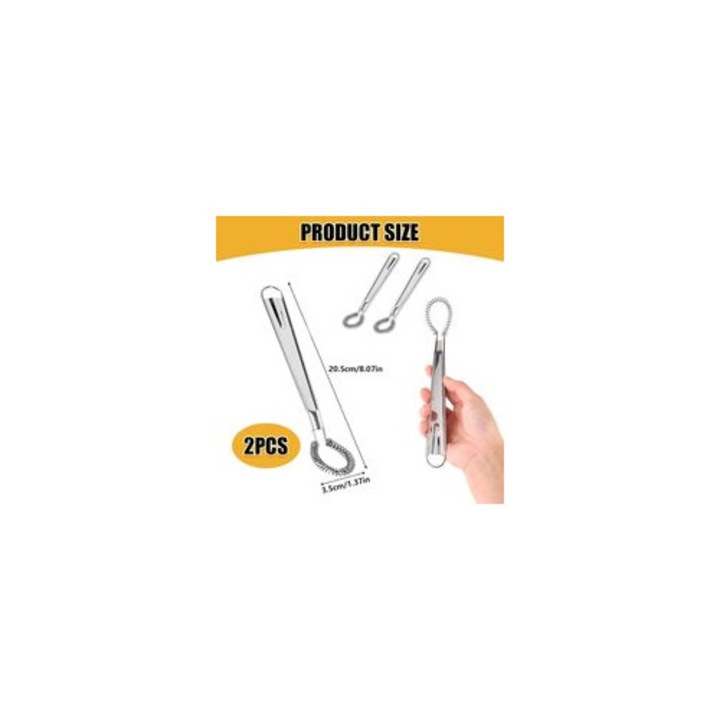 Set 2 mini teluri spirala inox bucatarie multifunctional