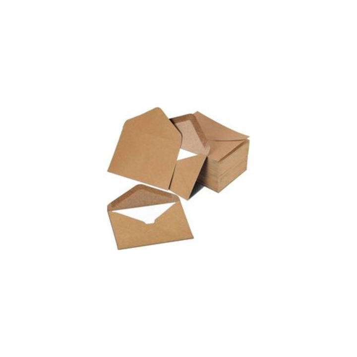 Kraft papír borítékok 162x114mm, 50 db-os szett