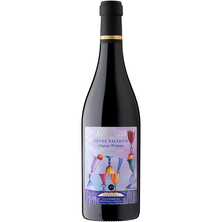 Vin Rosu Avincis Cuvee Valerius Alutus Primus, Sec, 0.75l