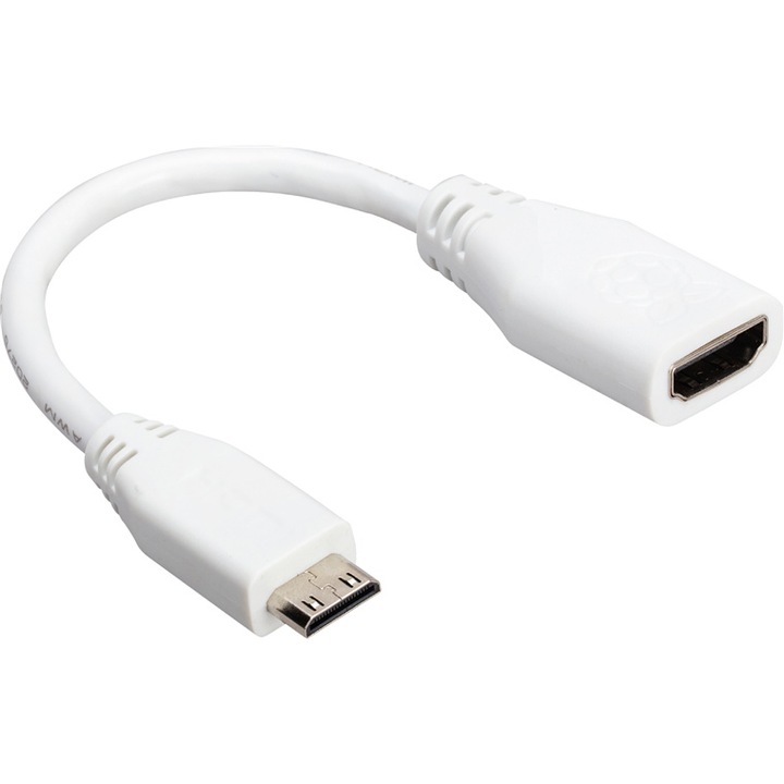 Raspberry Pi Mini HDMI - HDMI kábel, 10cm