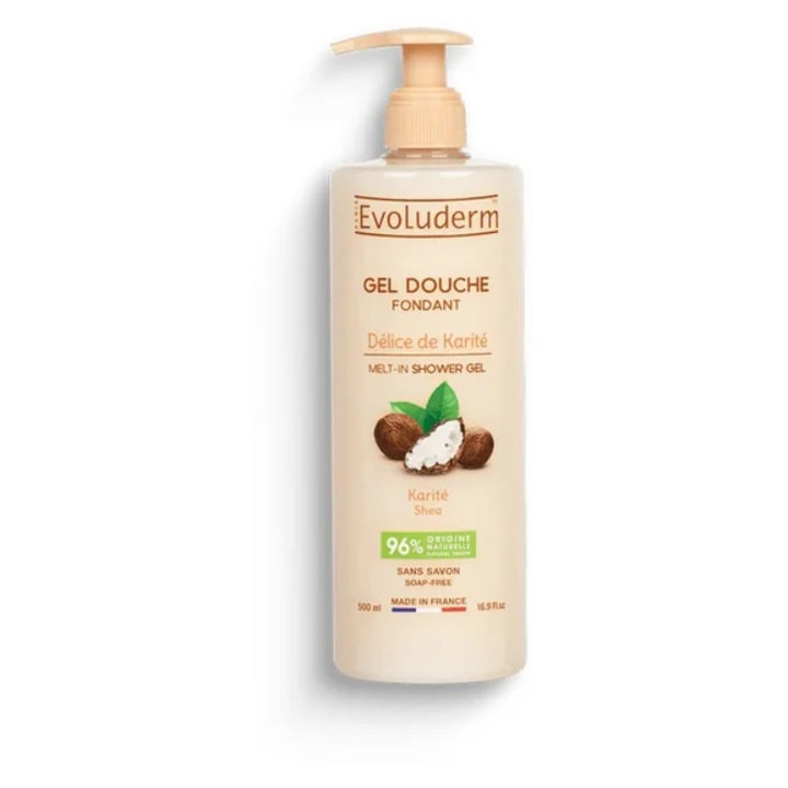 Délice de Karité tusfürdő, 500ml, Evoluderm