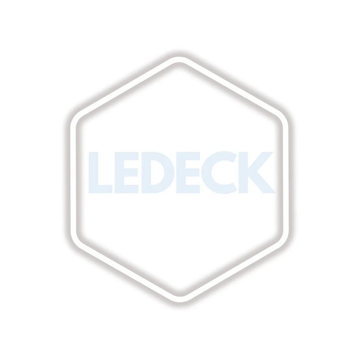 Professzionális Hatszögletű LED Lámpa Alumínium – 1 Modul 83x98CM – Autószerviz, Detailing, Műhelyek, Kereskedelmi Helyiségek