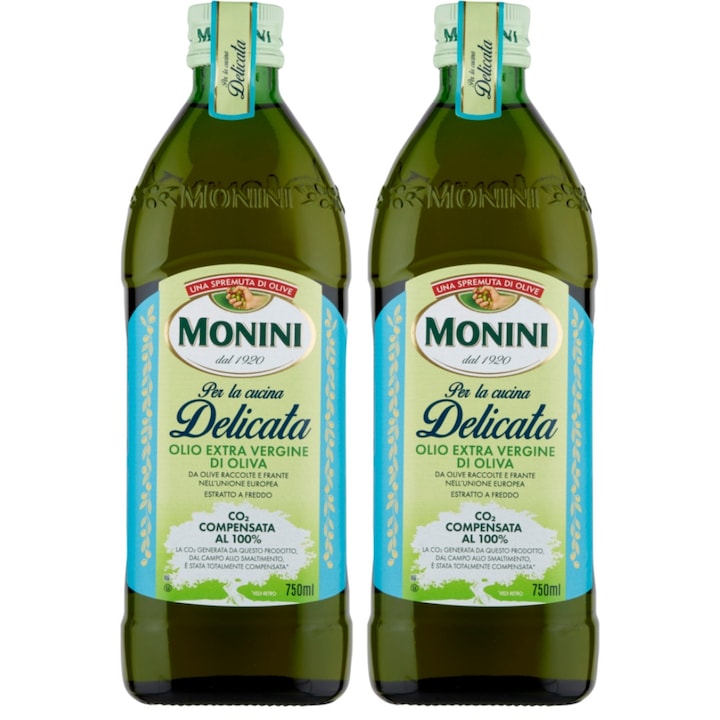 Ulei de masline Delicato 2x750ml - Monini
