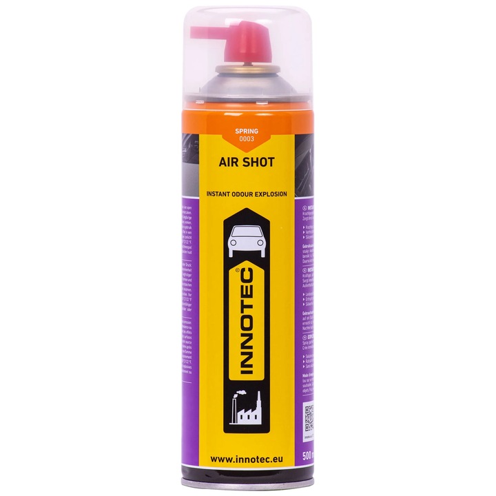 Innotec Air Shot Spring 500 ml spray parfum primavara fara silicon camere masini
