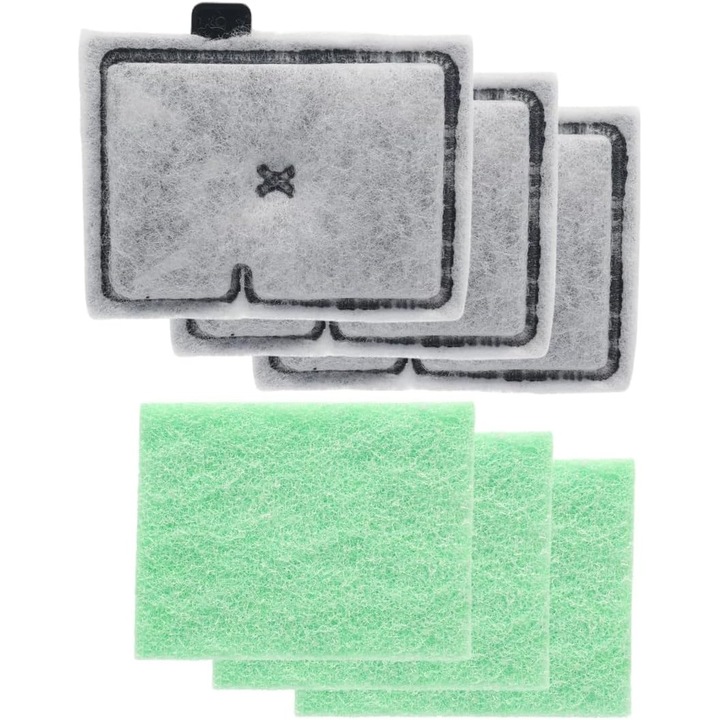 Set filtre acvariu compatibil Interpet CF, 1 si 3 luni, alb-verde, multiple dimensiuni