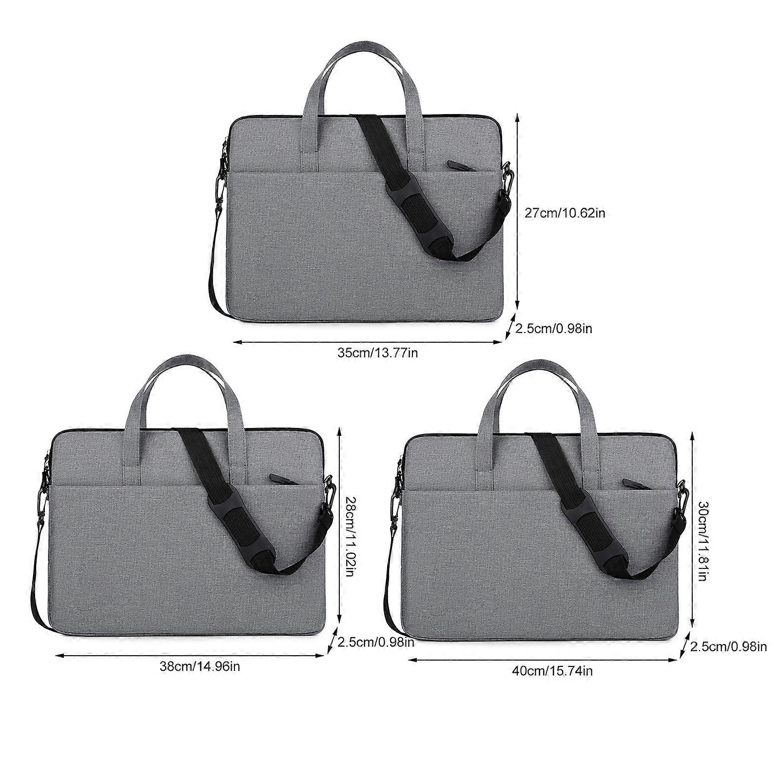 Husa laptop 13/14/15 inch, impermeabila, albastru negru gri, 35x2.5x27cm 38x2.5x28cm 40x2.5x30cm