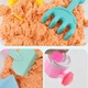 Set jucarii nisip copii, forme portabile, multicolor, 19x8cm