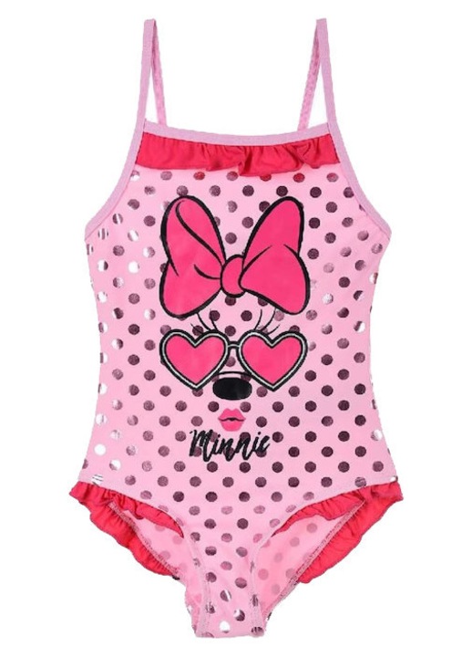 Детски бански Disney Minnie Pink Polka Splash, плувен 4 години / 104 см