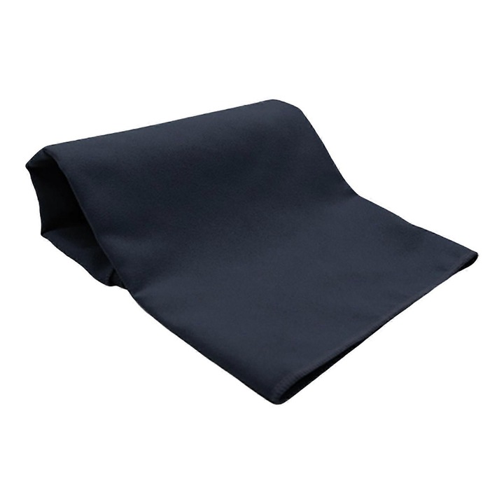 Prosop sport microfibra negru 40x80cm uscare rapida