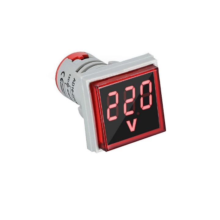 Tester tensiune digital 50-500V LED rosu 50x31mm compact