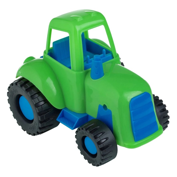Tractor Jucarie Verde Albastru 18cm