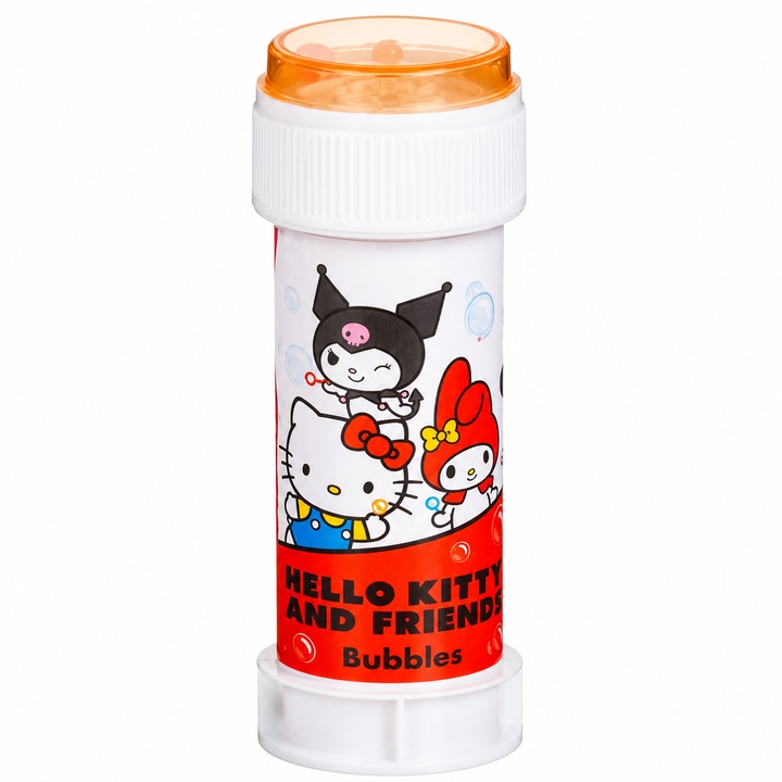 Hello Kitty Kuromi сапунени балони, 60 ml, с игра лабиринт, за момичета