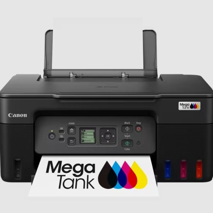 Многофункционален мастиленоструен цветен принтер CANON Pixma G3470 CISS, A4, Печат, Сканиране, Копиране, До 11ipm моно/6ipm цветно, 1.3" LCD екран, До 4800 x 1200 dpi, USB Hi-Speed (USB-B), Wi-Fi (Canon PRINT), Черен