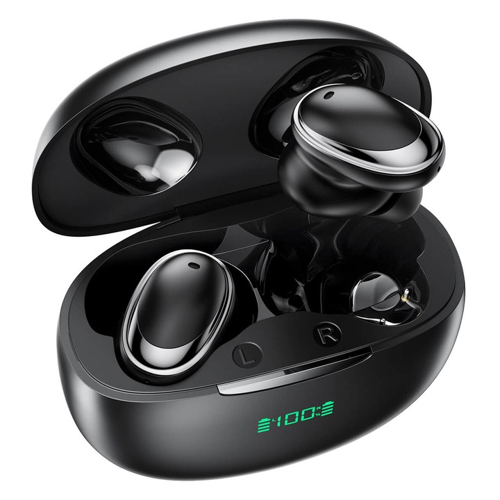 New Bee CT02 Căști Bluetooth TWS fără fir MINI + Toc