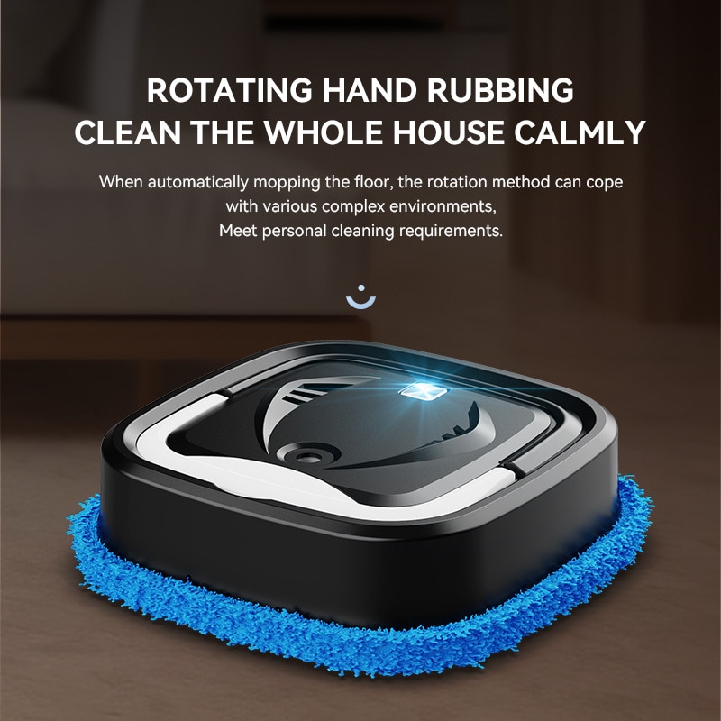 Robot aspirator multifunctional, compact, cu functie de pulverizare, autonomie mare