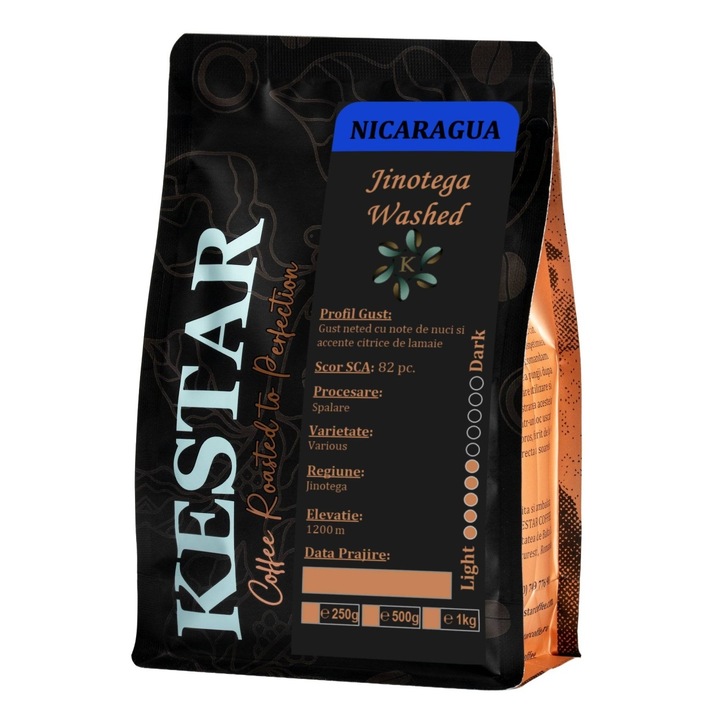 Cafea de Specialitate, Prajita, NICARAGUA Jinotega SHG EP (Cantitate: 500 g)