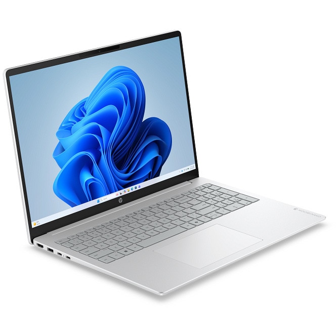 Laptop HP OmniBook 3 16-by0003nnx cu procesor AMD Ryzen™ 5 40 pana la 4.30 GHz, 16", 2K, IPS, 16GB RAM, 512GB SSD, AMD Radeon™ 610M Graphics, Windows 11 Home, Glacier Silver
